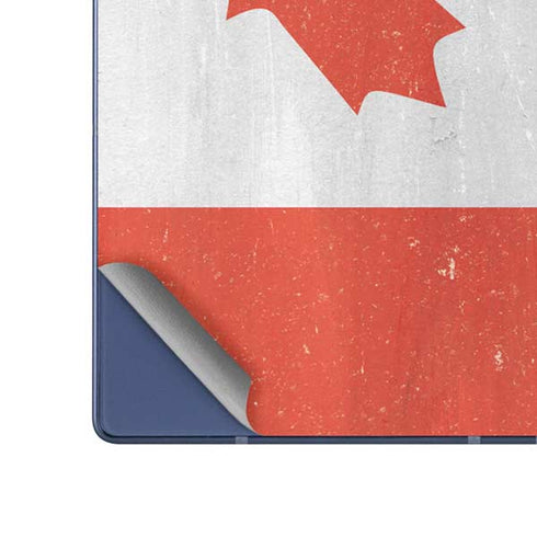 Canada Flag Distressed Galaxy Z Fold6 Skin